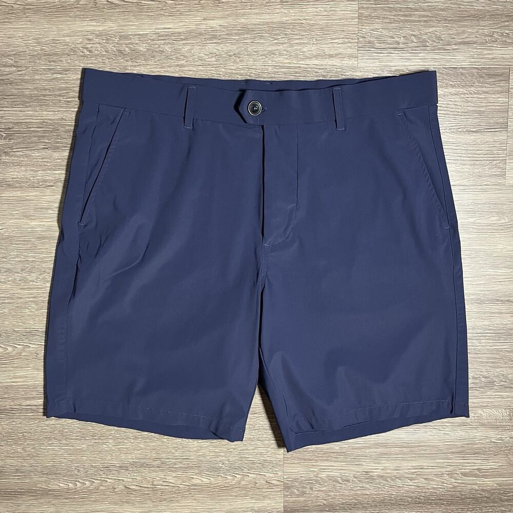 Greyson Montauk Performance Shorts Men's 34 Maltese Blue 8" Stretch Golf EUC - Picture 1 of 10